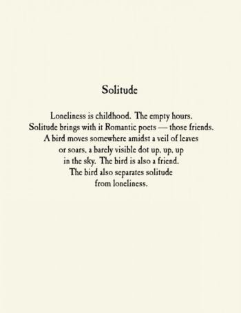 Solitude