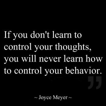 Control your behavior